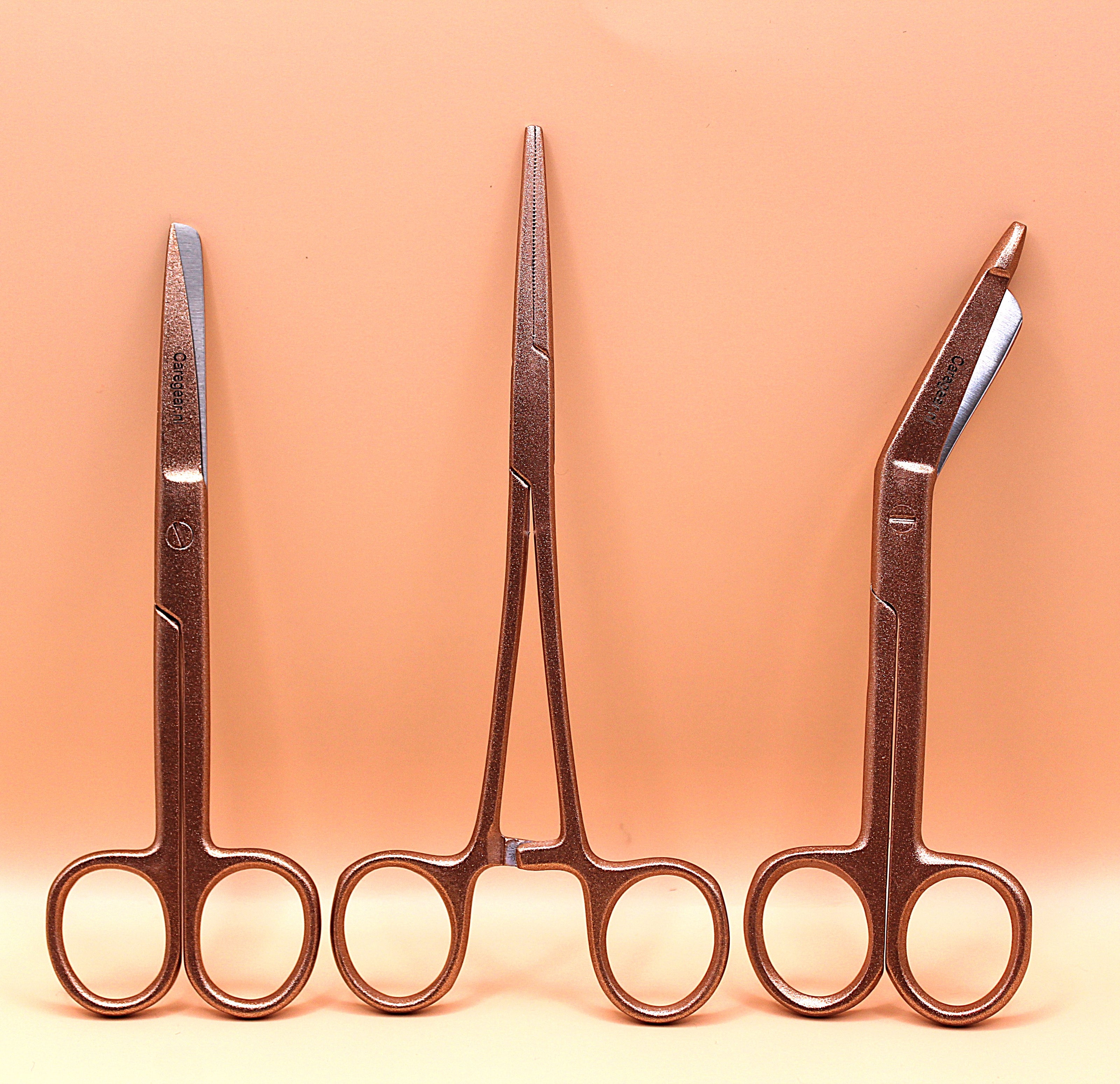 Aurora Metallic koperrosé look 3 delig