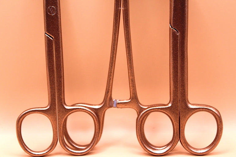 Aurora Metallic koperrosé look 3 delig