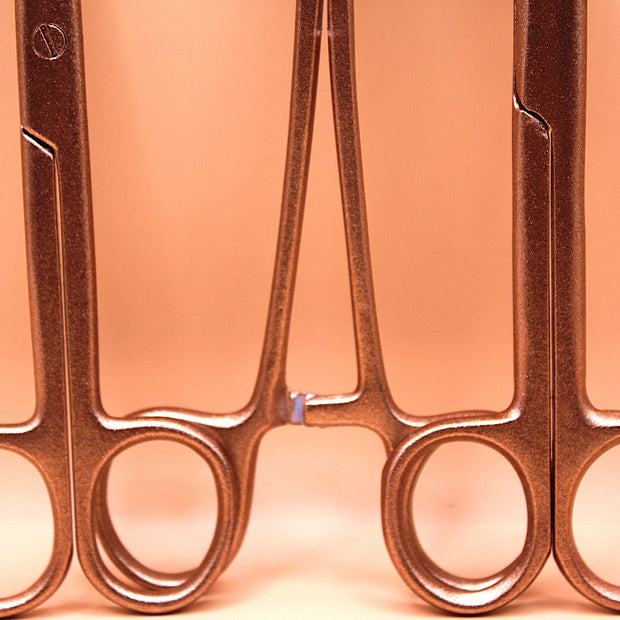 Aurora Metallic koperrosé look 3 delig