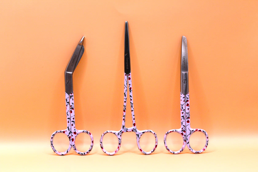 3 Delig set + gratis naam gravering Klaprozen