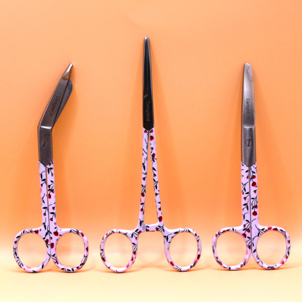 3 Delig set + gratis naam gravering Klaprozen