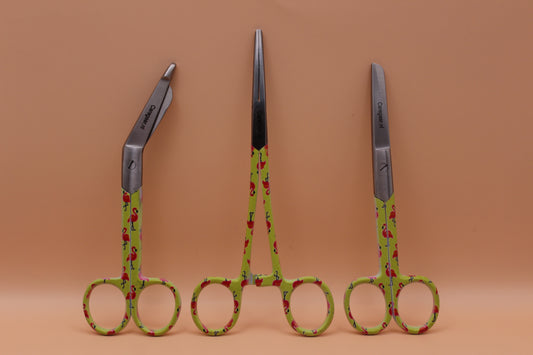 3 Delig set + gratis naam gravering Flamingo