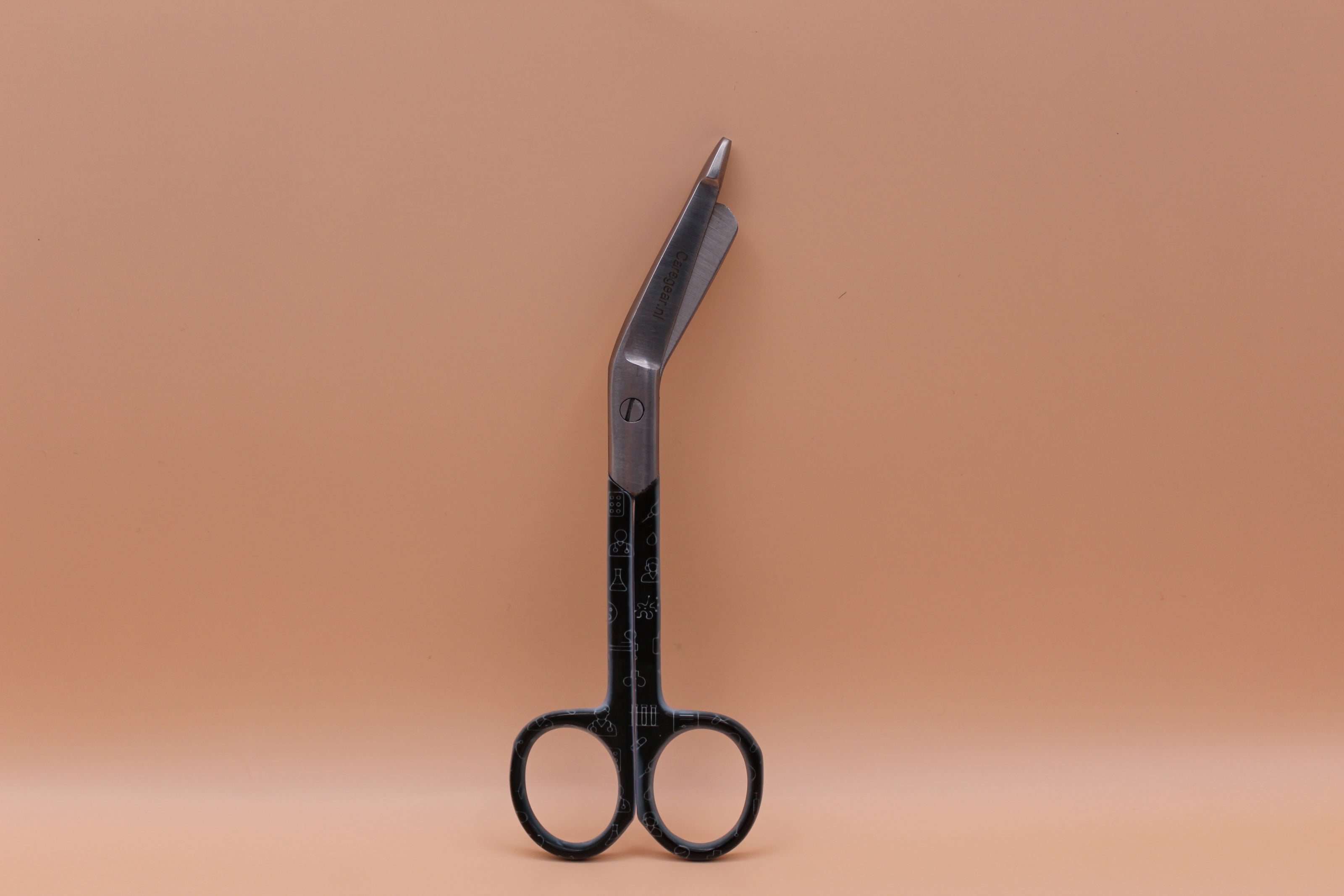 3 Delig set + gratis naam gravering Medische Icons zwart wit