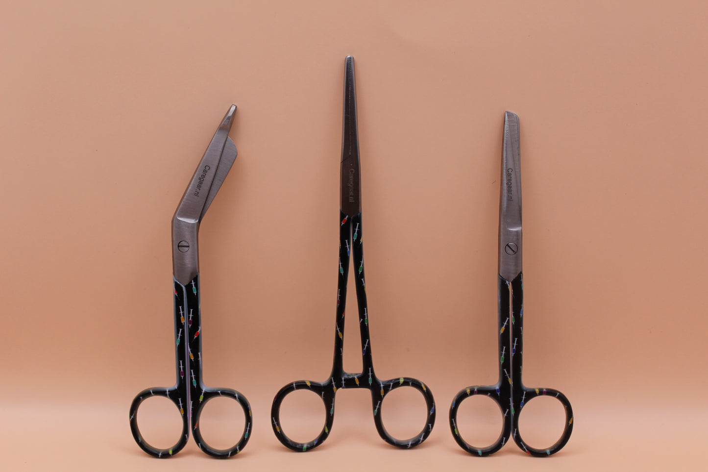 3 Delig set + gratis naam gravering Black Spuitjes