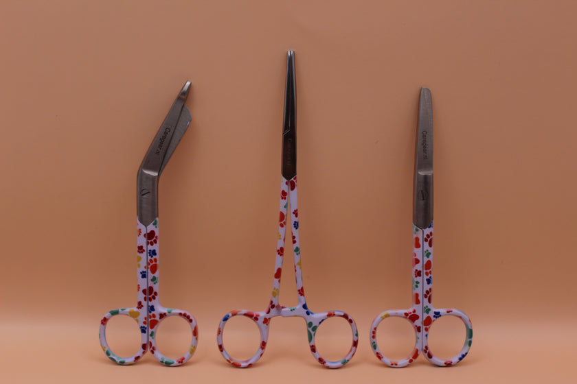 3 Delig set + gratis naam gravering Pootjes