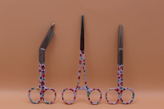 3 Delig set + gratis naam gravering Pootjes