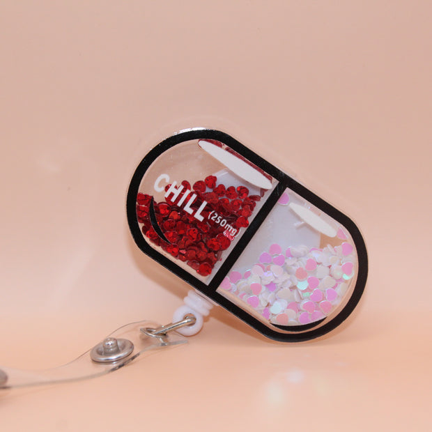 Badgehouder XL Glimlach