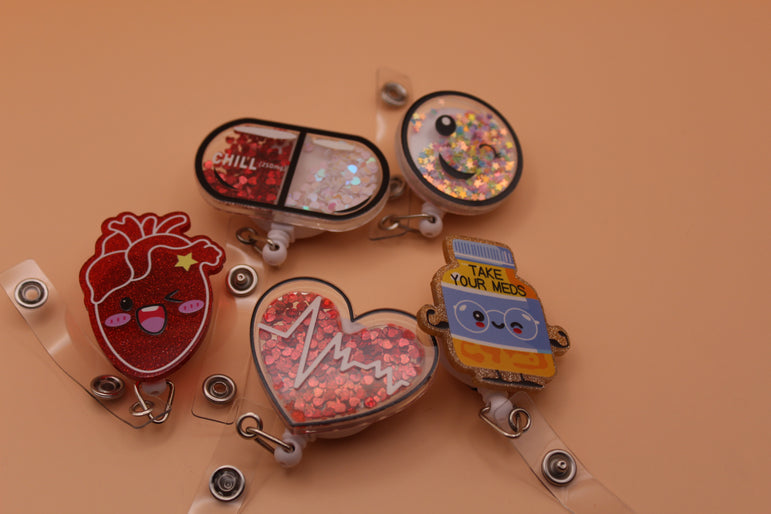 Badgehouder XL Hart + ritme