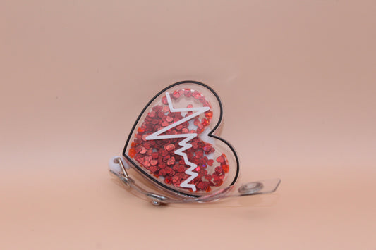 Badgehouder XL Hart + ritme