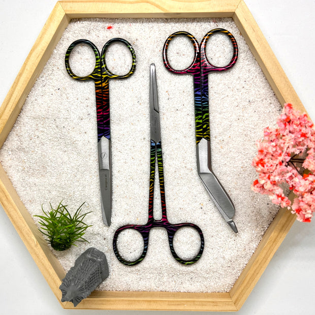 3 delig scharen set verpleegkundige Lori (+ naam graveren)