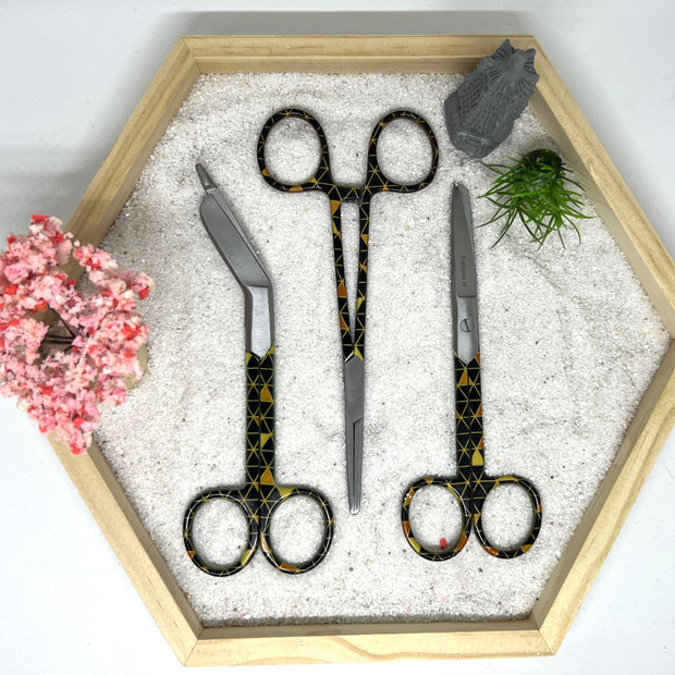 3 delig scharen set verpleegkundige Gaudi Mosaic (+ naam graveren)