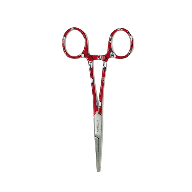 3 delig scharen set verpleegkundige Rood met verpleegkundige hoedjes (naam graveren)