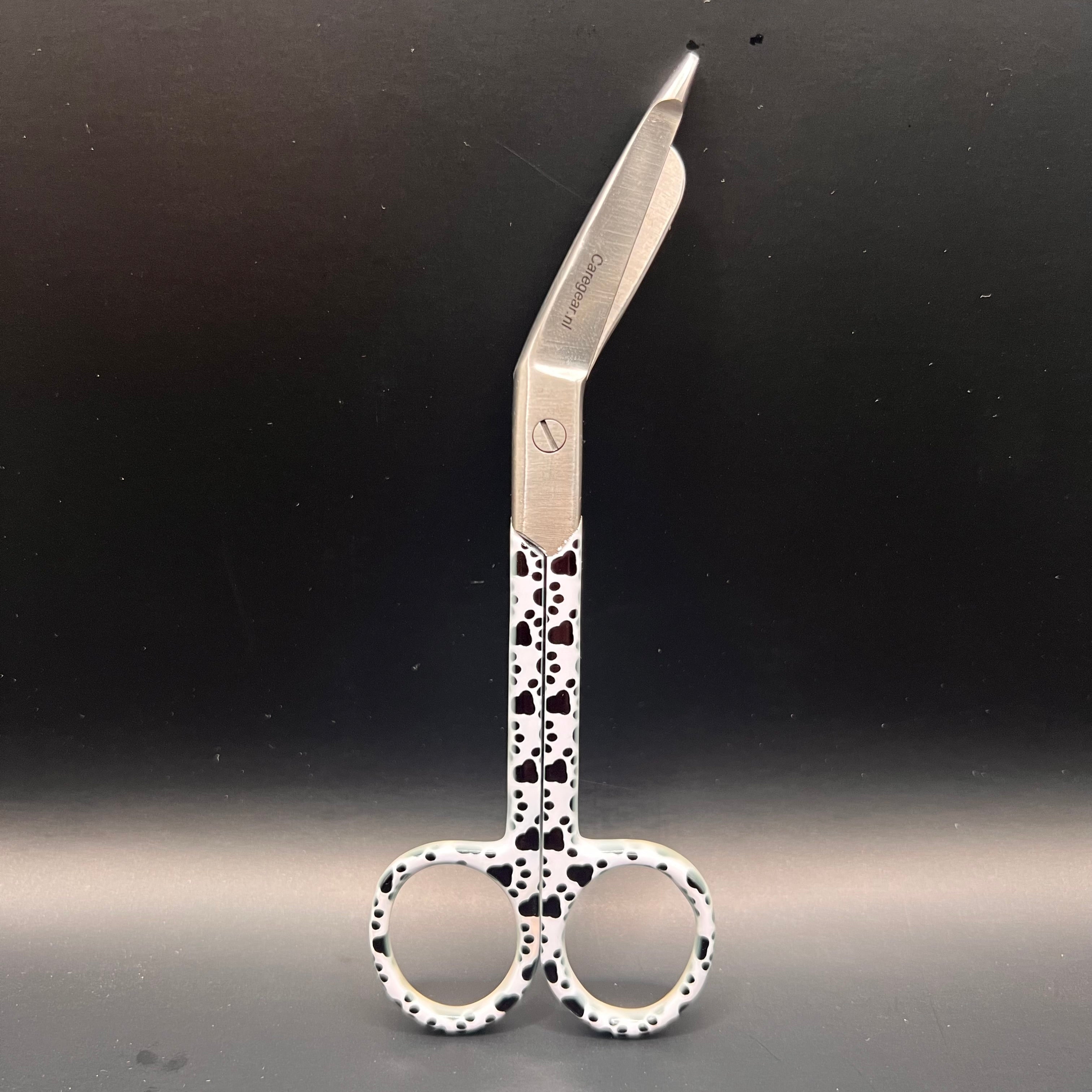 3 delige set zwart wit met honden pootjes (+ naam graveren)