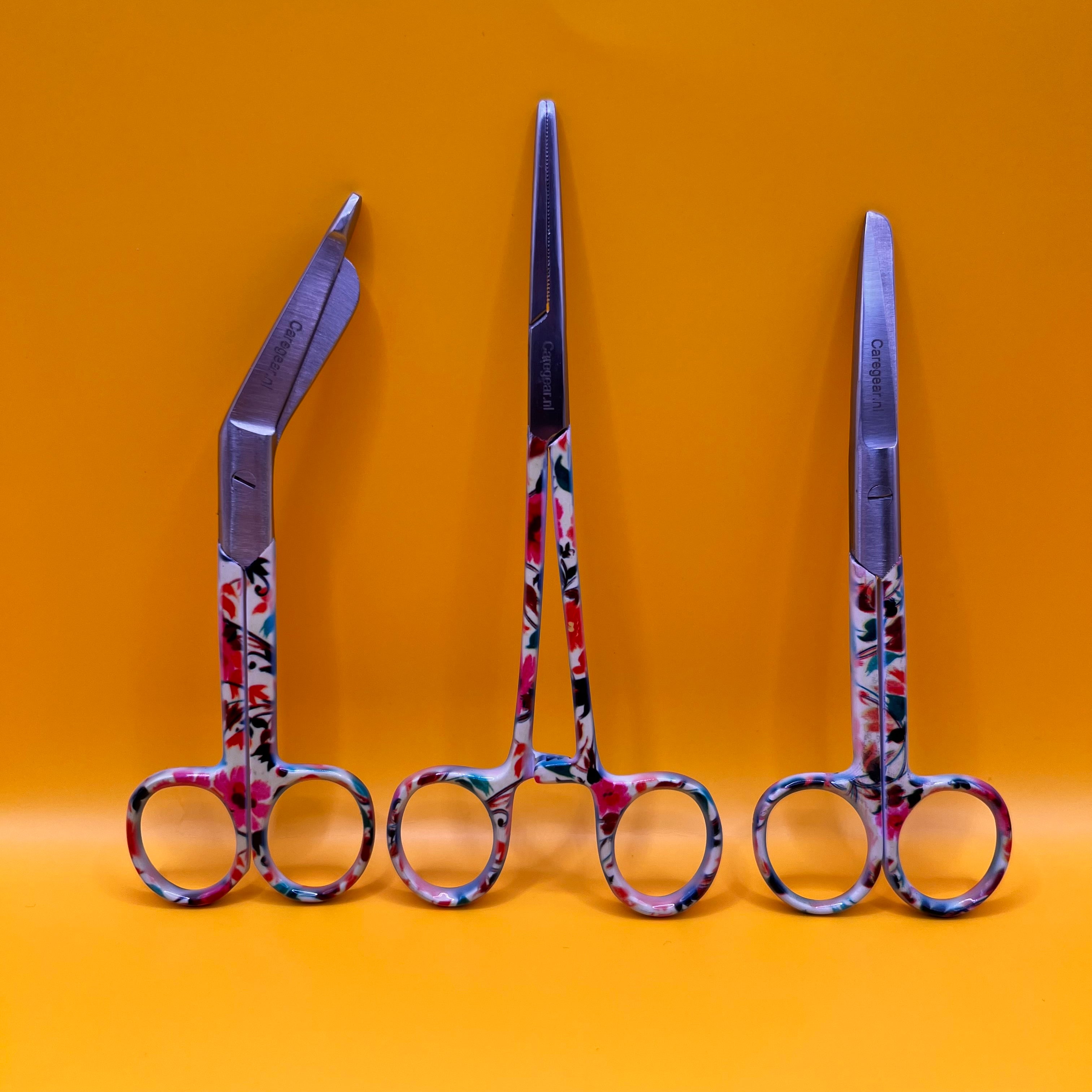 3 Delig set + gratis naam gravering Tropical Flowers