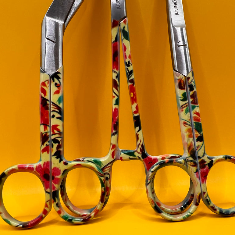 3 Delig set + gratis naam gravering Tropical Flowers