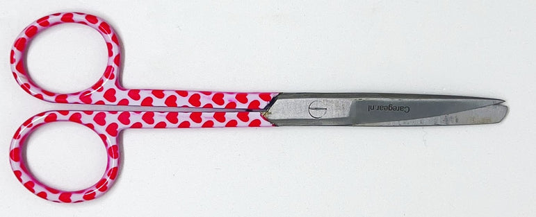 3 delig scharen set verpleegkundige Hartjes roze/wit