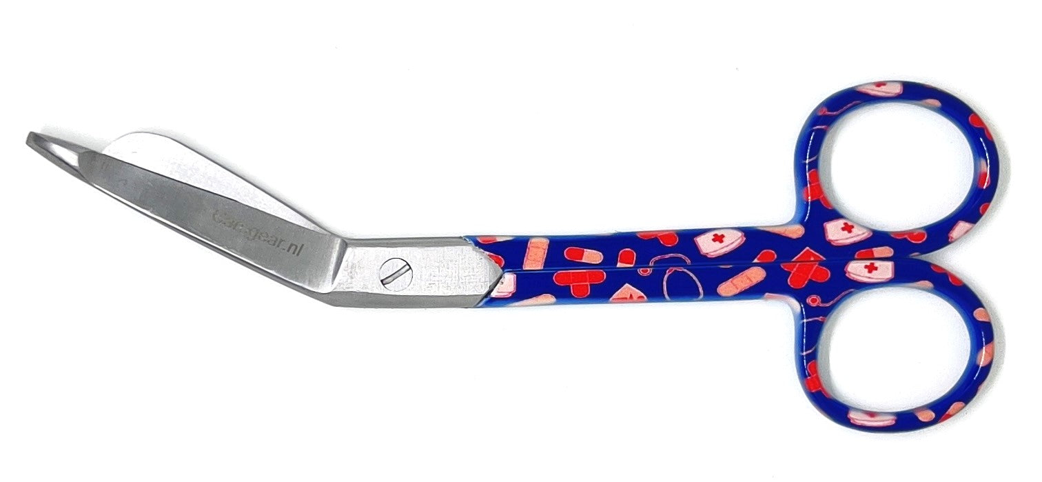 3 delig scharen set verpleegkundige VPK blauw